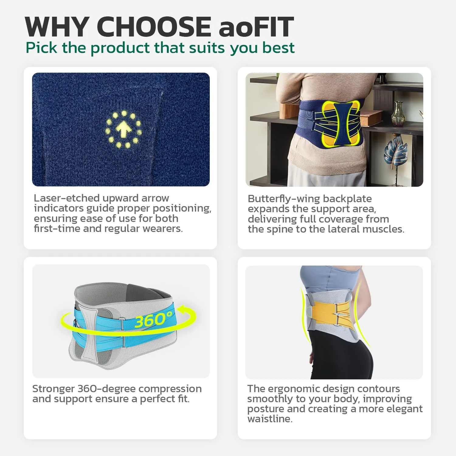Back Brace for Lower Back Pain Relief, Adjustable Lumbar Support Belt with Steel Plates, Dual Compression, Breathable 3D Knit Fabric, Slim Waist Design for Work, Gym, Sciatica, Herniated Disc XL
