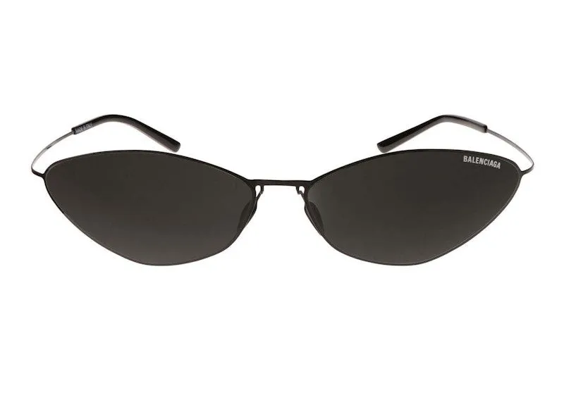 Balenciaga Malibu Round Sunglasses Black