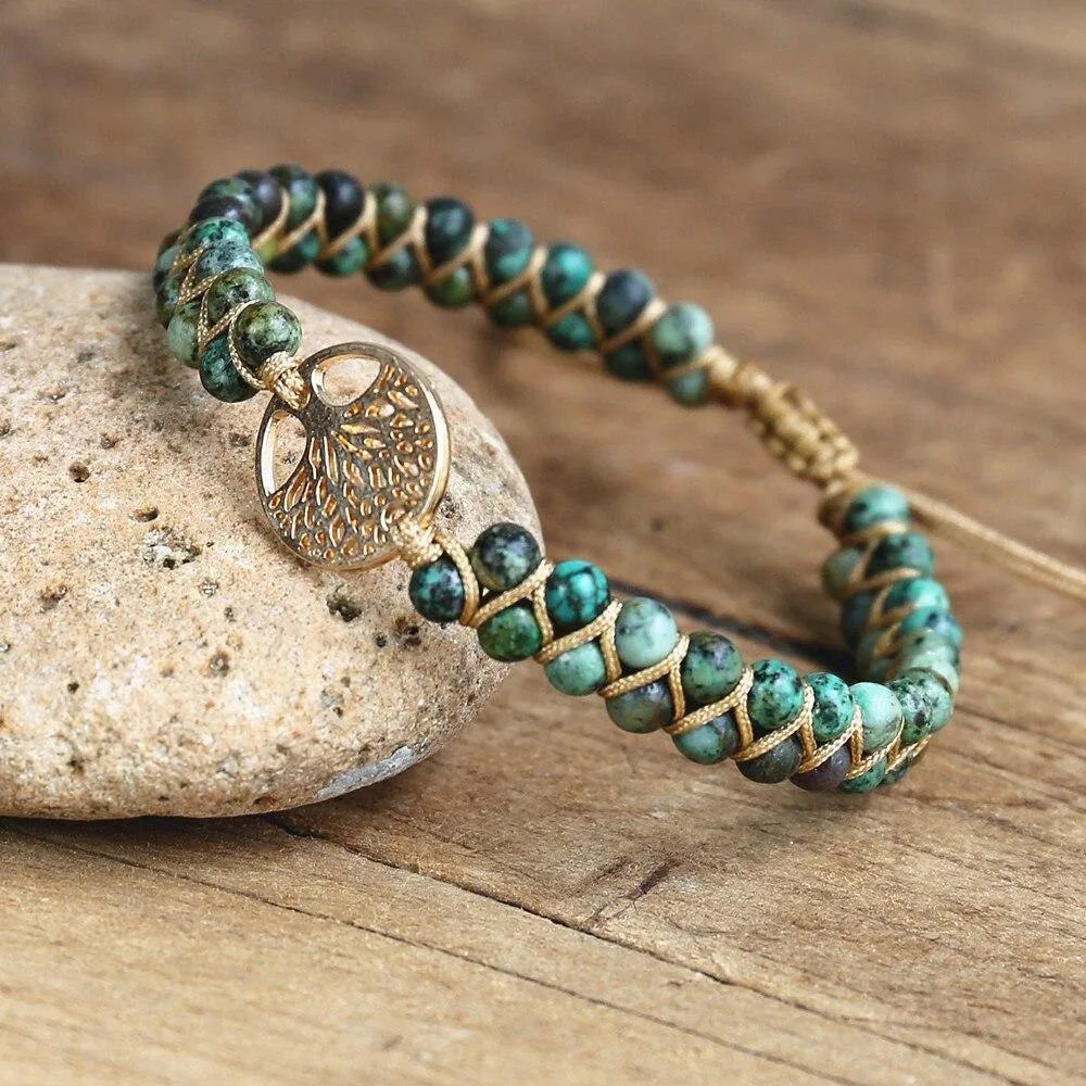 Beads Handmade Bracelet Tree of Life Charm Bracelets African