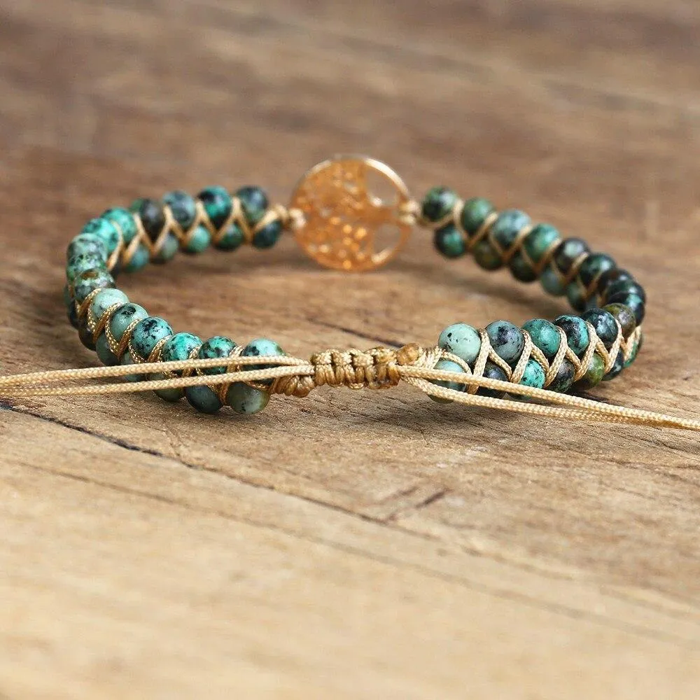 Beads Handmade Bracelet Tree of Life Charm Bracelets African