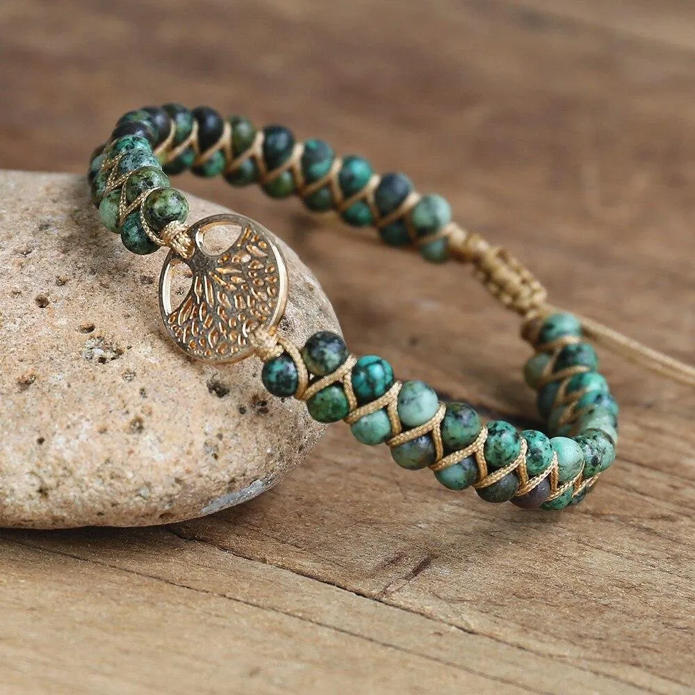 Beads Handmade Bracelet Tree of Life Charm Bracelets African