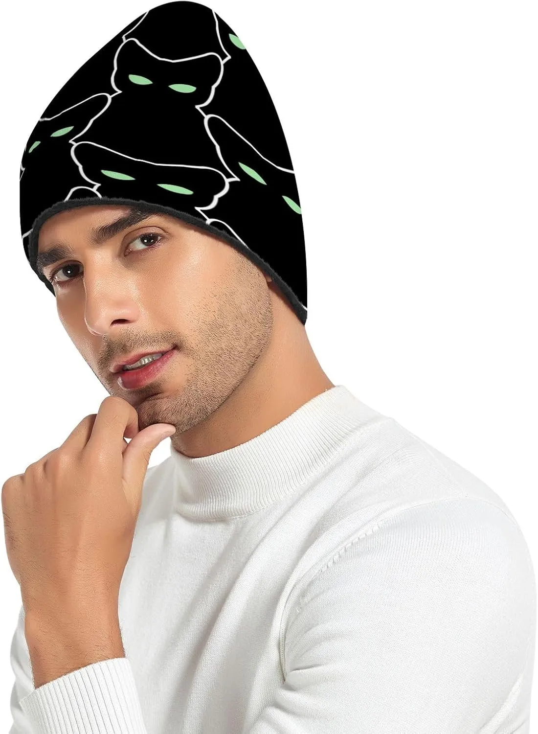 Beanie Hats Winter Knit Hat Mens Camping Hiking Beanies Gift Skater Beanie for Women Men