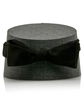 Black Butterfly Bond Twill Bow Tie