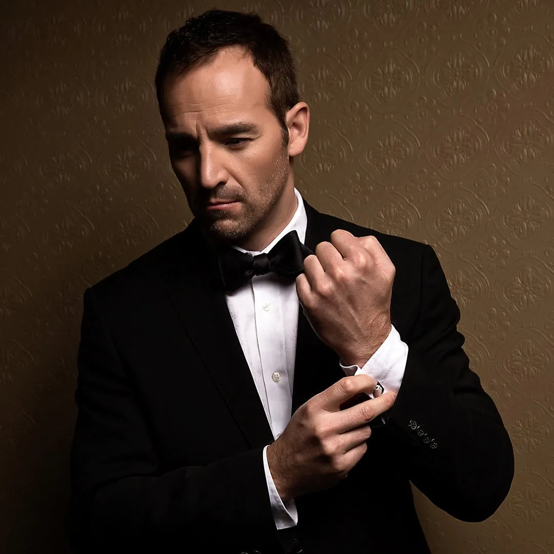 Black Butterfly James Bond Bow Tie: Quantum of Solace