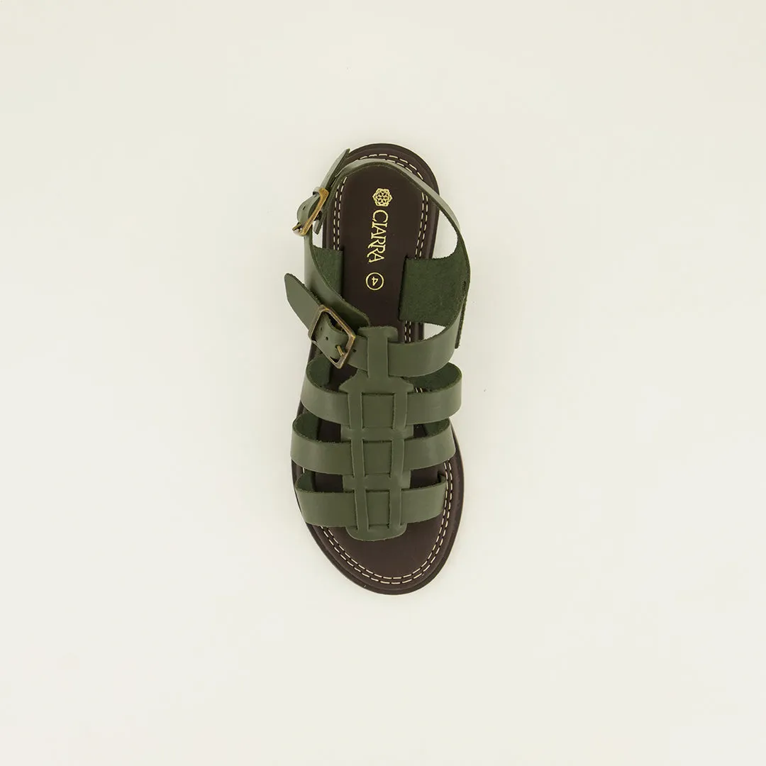 Fisherman Sandal.Choc Insole.