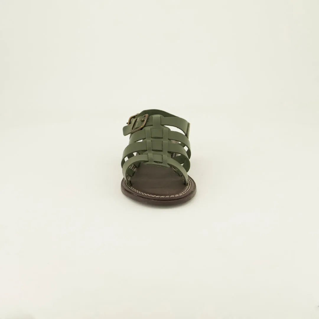 Fisherman Sandal.Choc Insole.