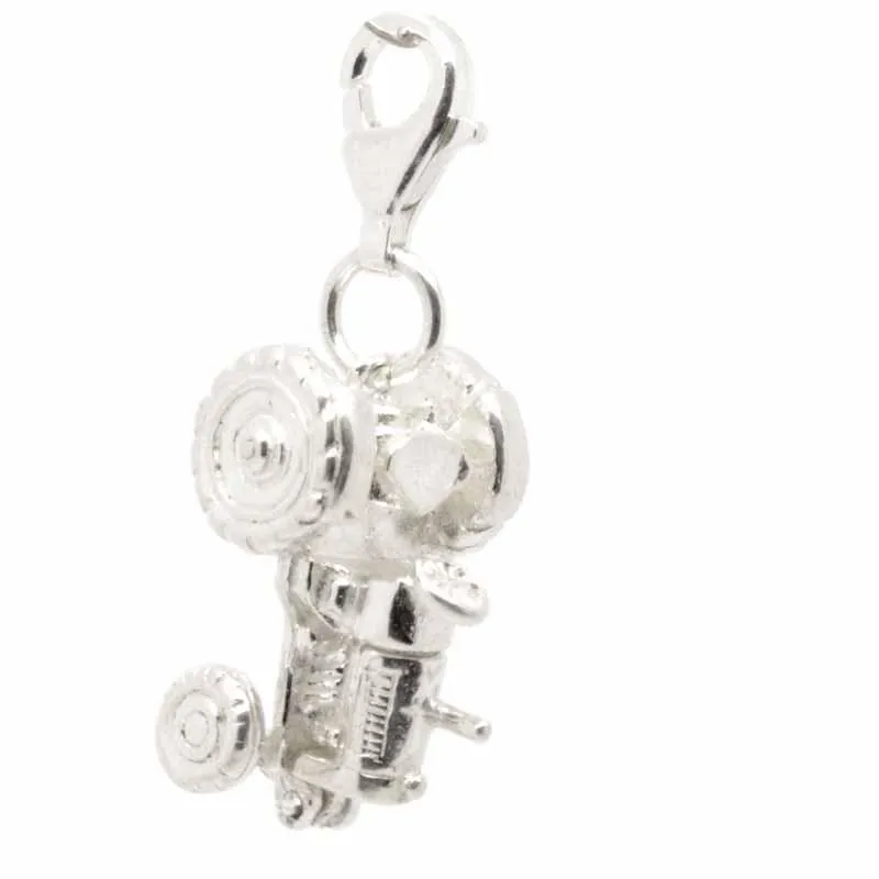 Gold Tractor Charm