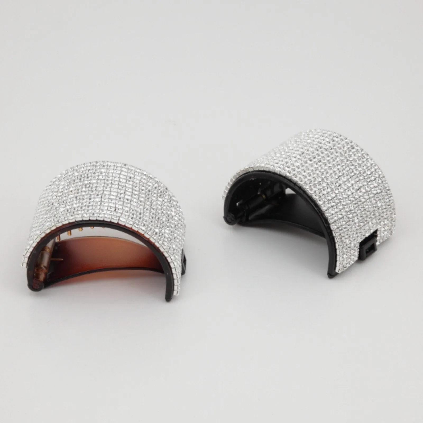 Half Circle Cubic Rhinestone Ponytail Hair Clip Rhinestone Series-12