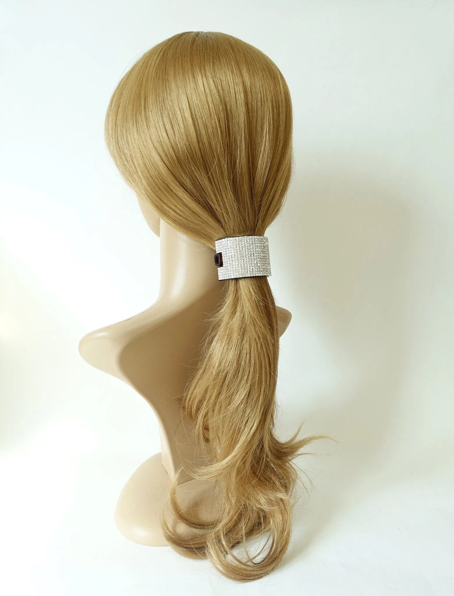 Half Circle Cubic Rhinestone Ponytail Hair Clip Rhinestone Series-12