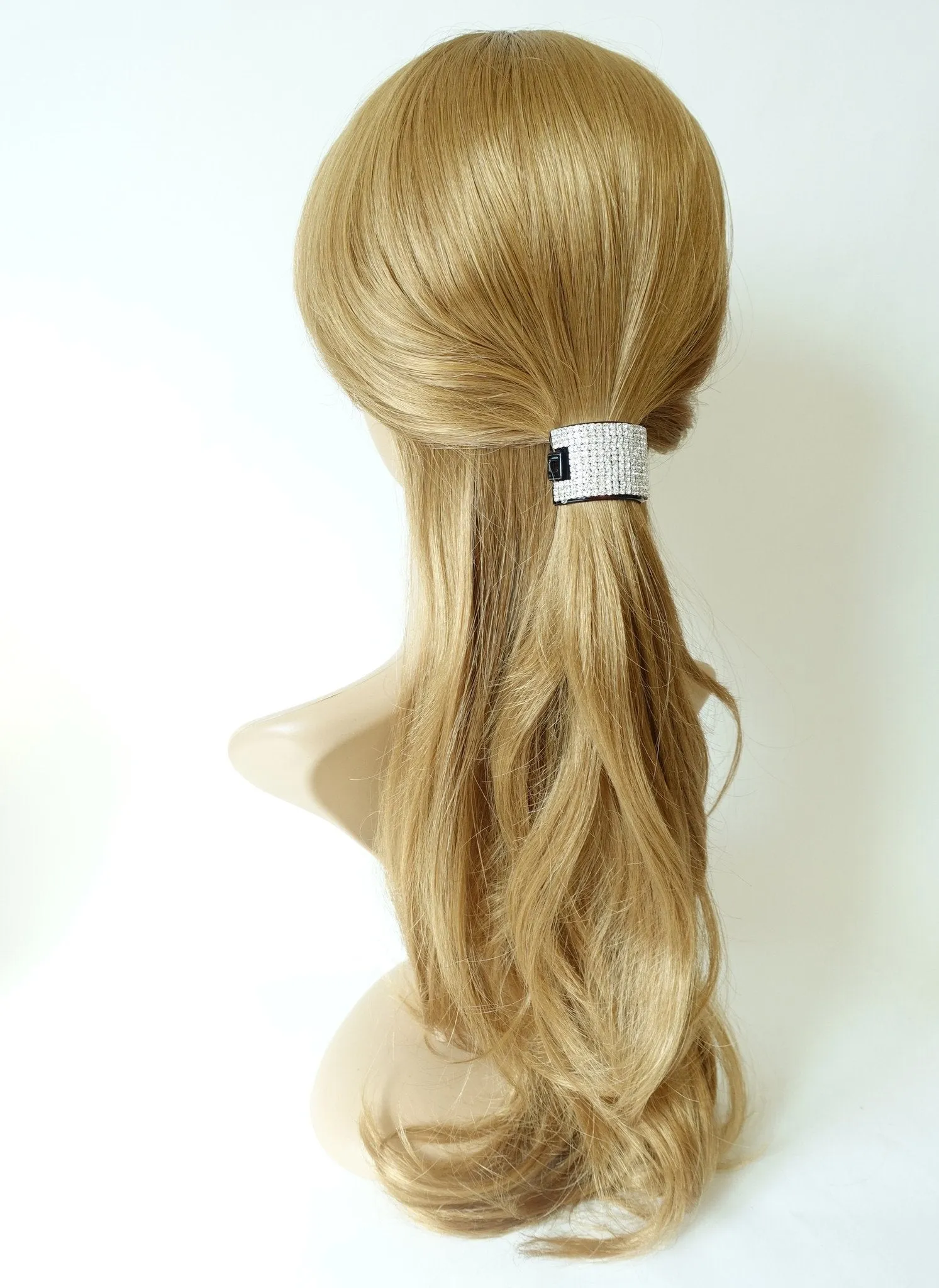 Half Circle Cubic Rhinestone Ponytail Hair Clip Rhinestone Series-12