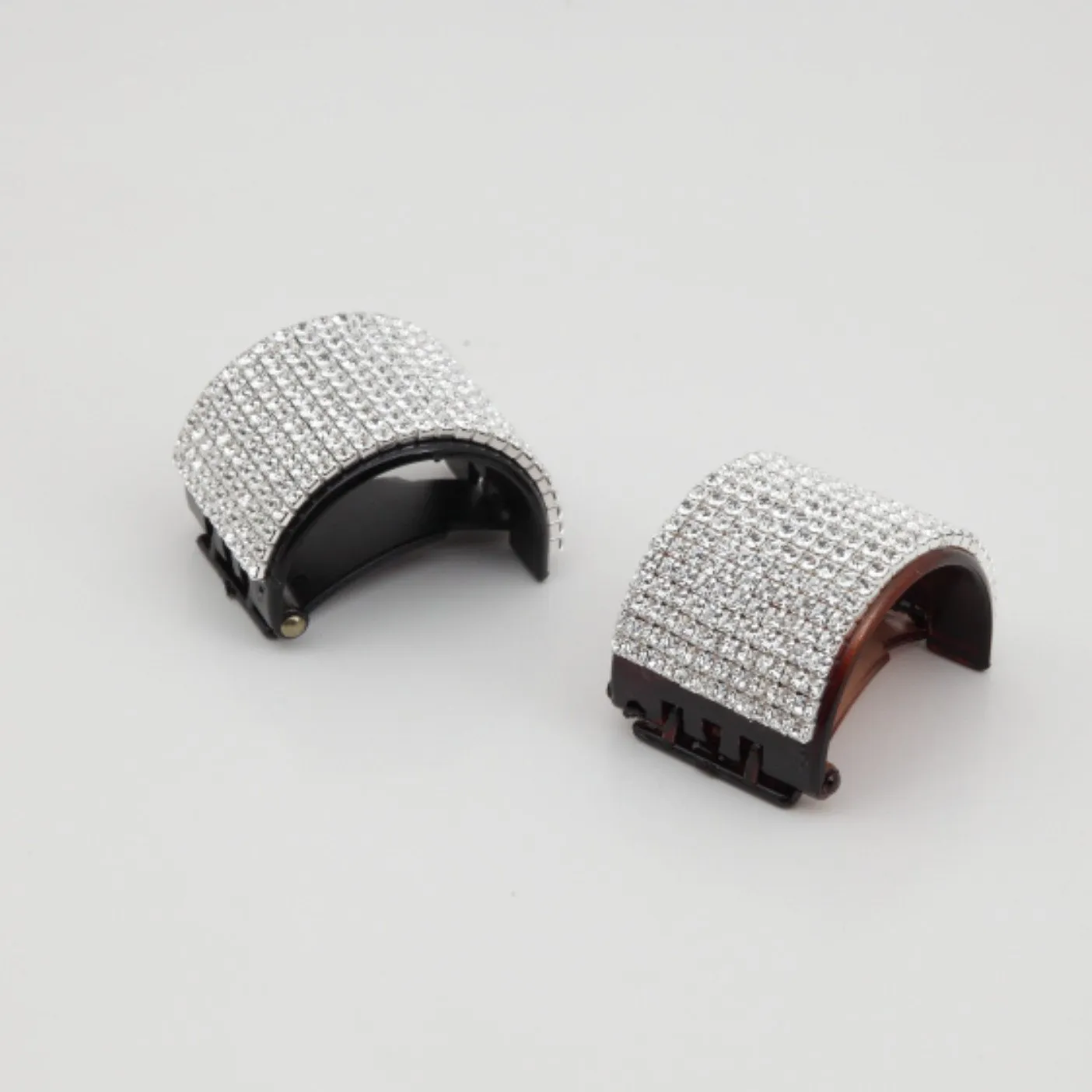 Half Circle Cubic Rhinestone Ponytail Hair Clip Rhinestone Series-12