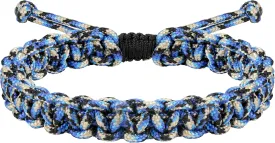 JENDEAR SHINE Men's Nautical Rope Bracelet, Hand Braided Paracord Thread Bracelet, Waterproof Adjustable Outdoor Surf Bracelet