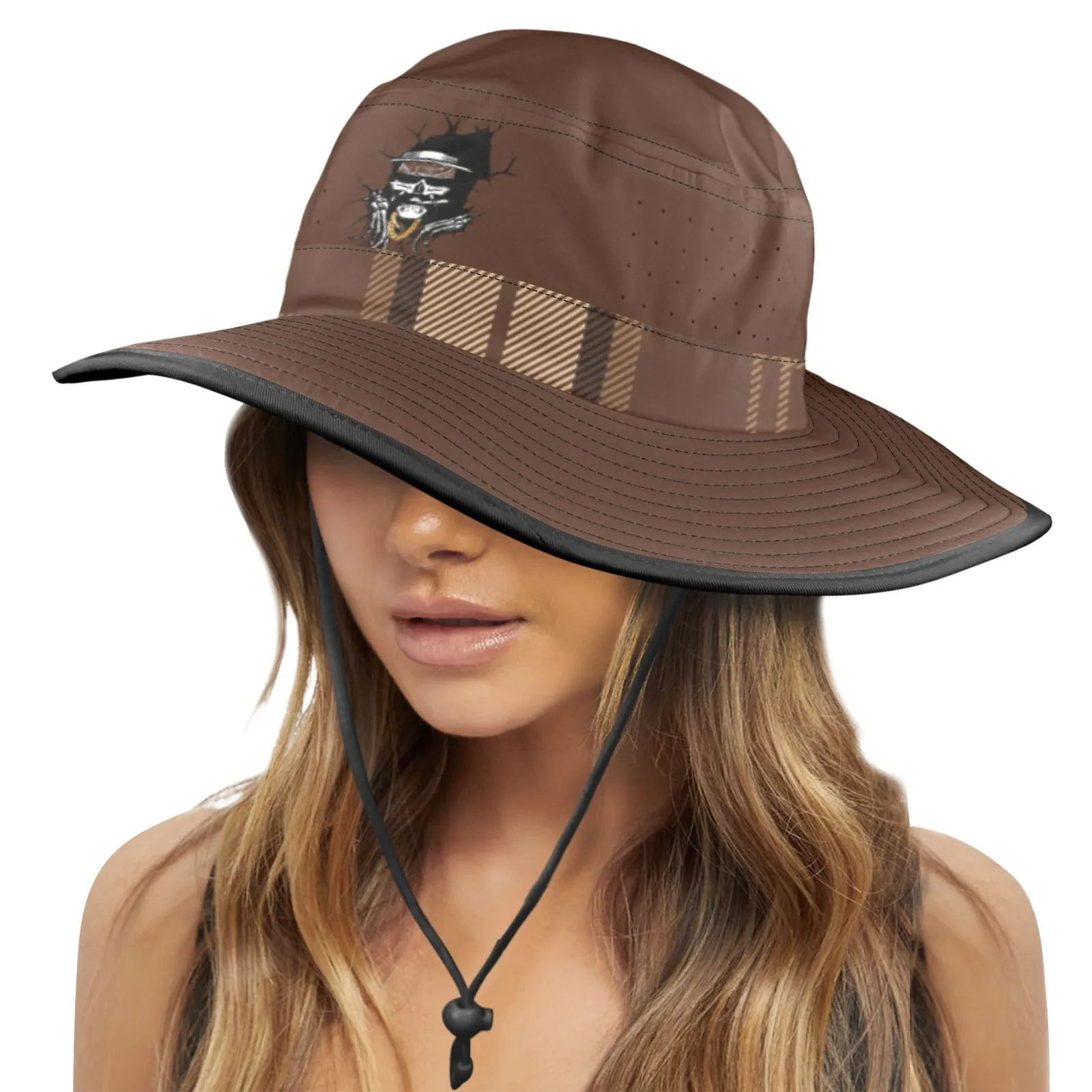 LOS CRIMINALES Wide Brim Bucket Hat
