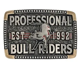 Montana Silversmith PBR 1992 Bull Riders Belt Buckle PBR938