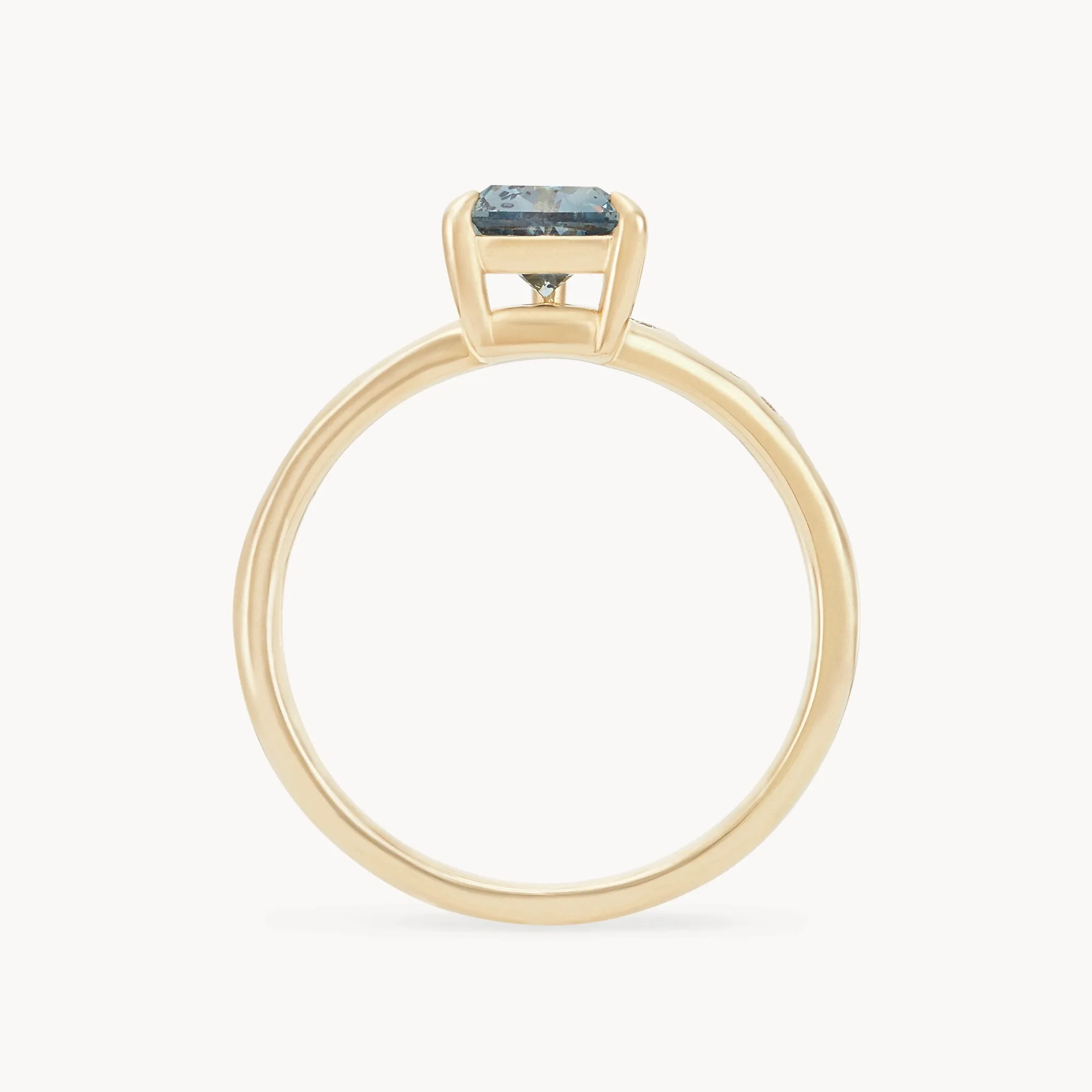 mountain vow one-of-a-kind trillion sapphire engagement ring