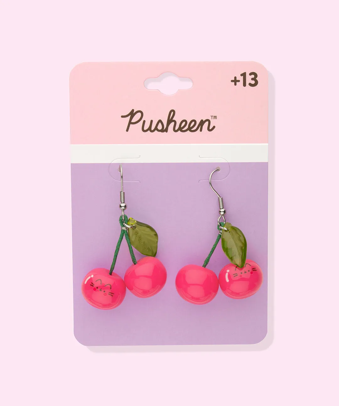 Pusheen Fruits Cherry Dangle Earrings