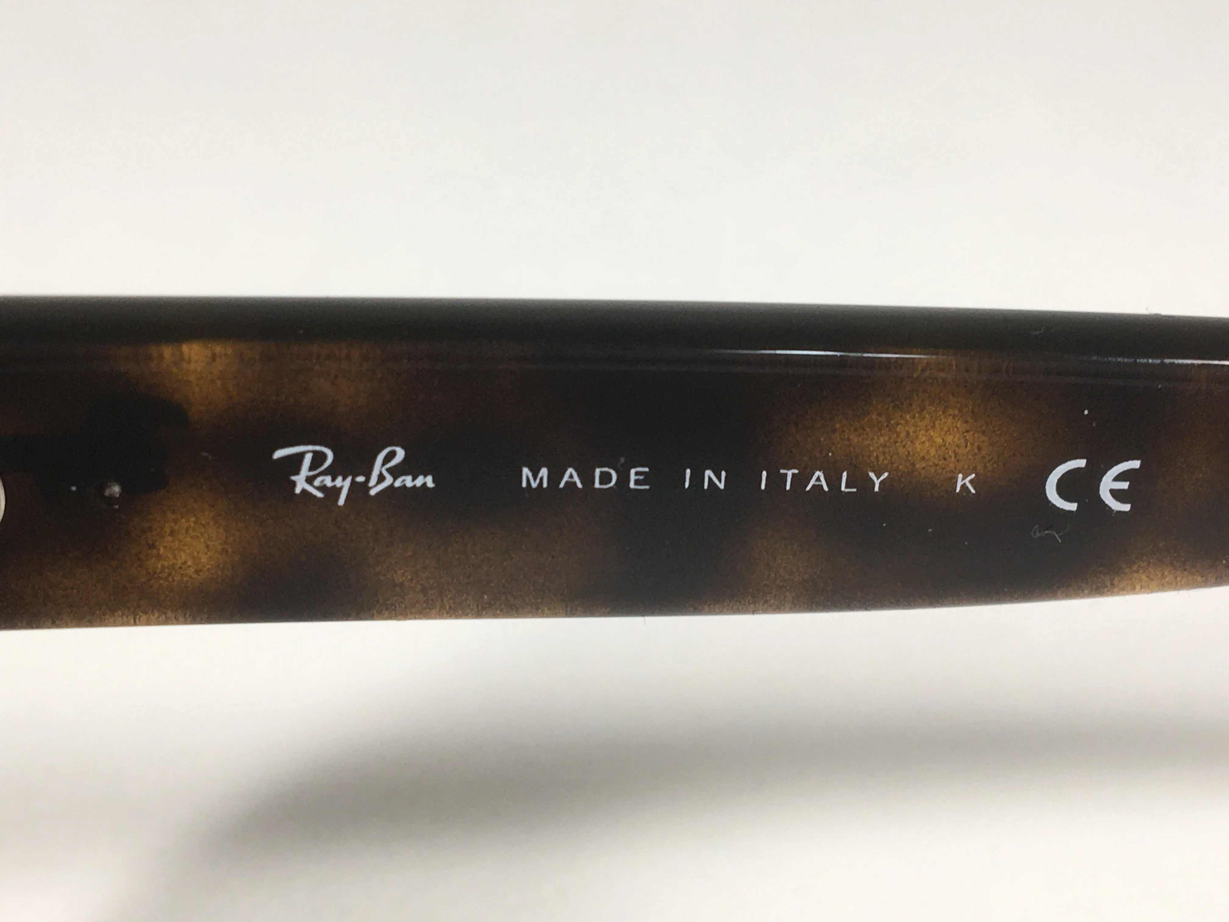 Ray-Ban Highstreet Round Sunglasses Brown Havana Nylon Frame Green Lens RB4191 710/61