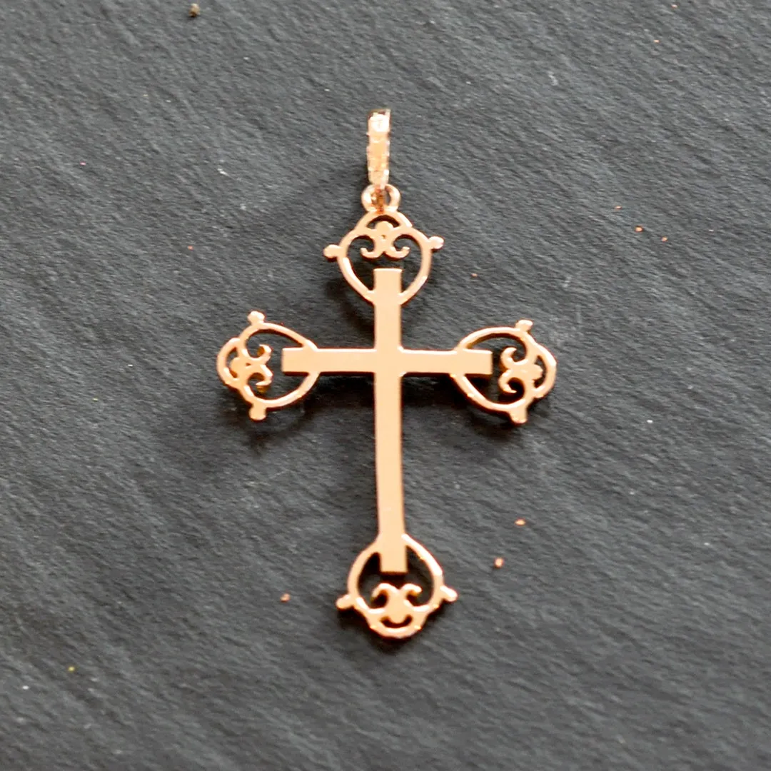 Rose Gold Cross