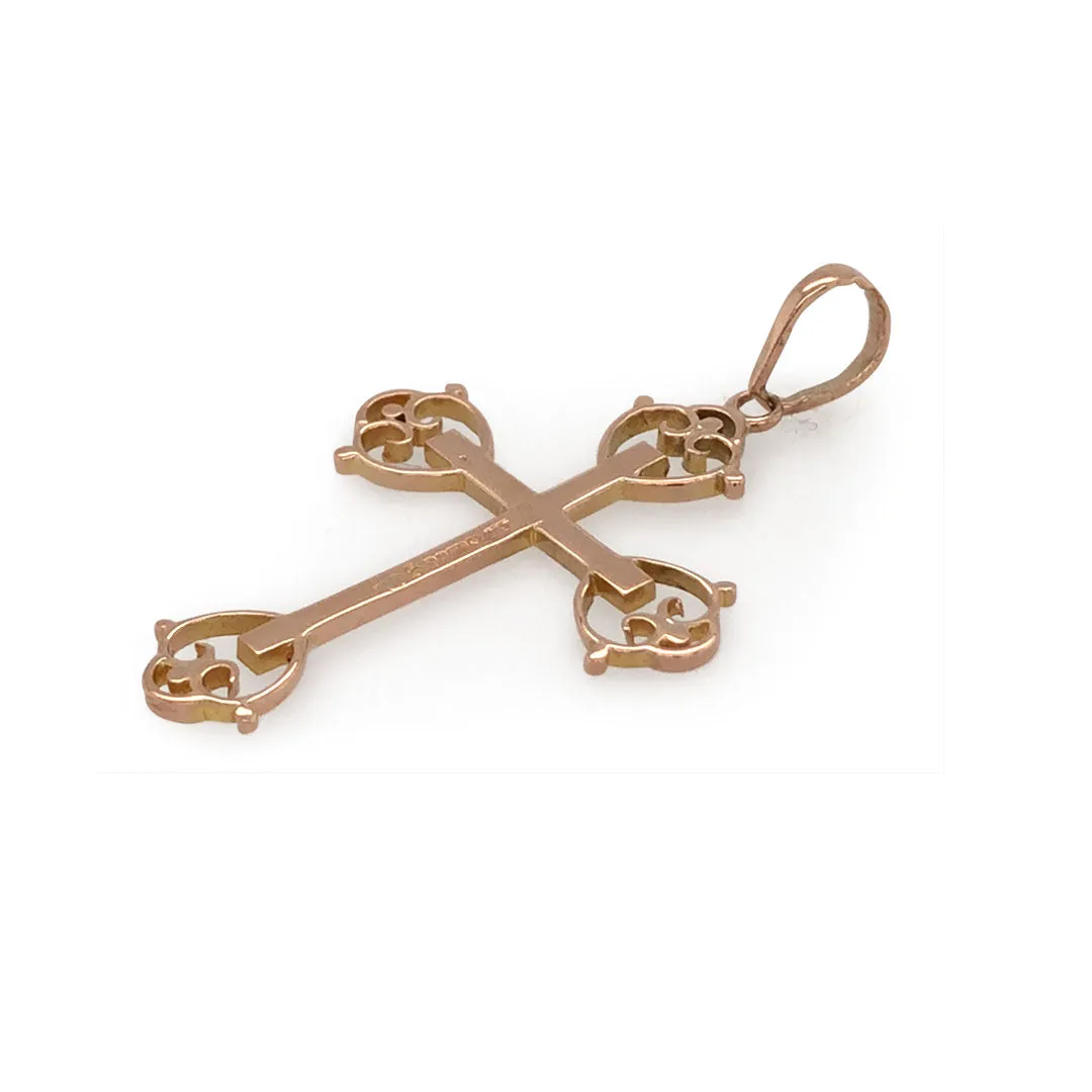 Rose Gold Cross