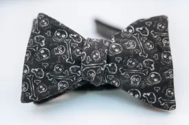 Skulls & Bones II Cotton Bow Tie Butterfly