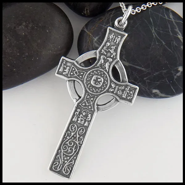 Sterling Silver Kildalton Scottish Cross Pendant