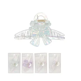 Time Cardamom Series Heart Bowknot Hair Claw Clip (1 pc)