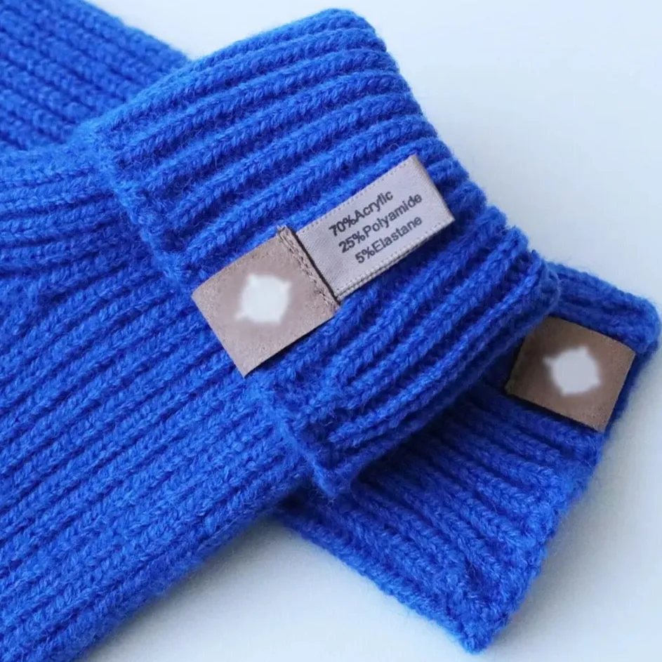 Woolen Knit Gloves with Touchscreen Fingers