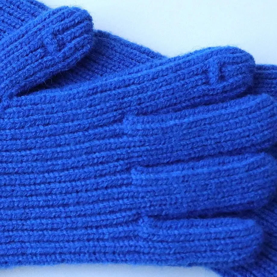 Woolen Knit Gloves with Touchscreen Fingers